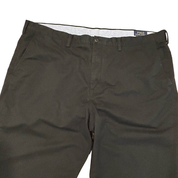 Polo Ralph Lauren Pants Men’s 42/30 Black Chino Straight Leg - Picture 3 of 9